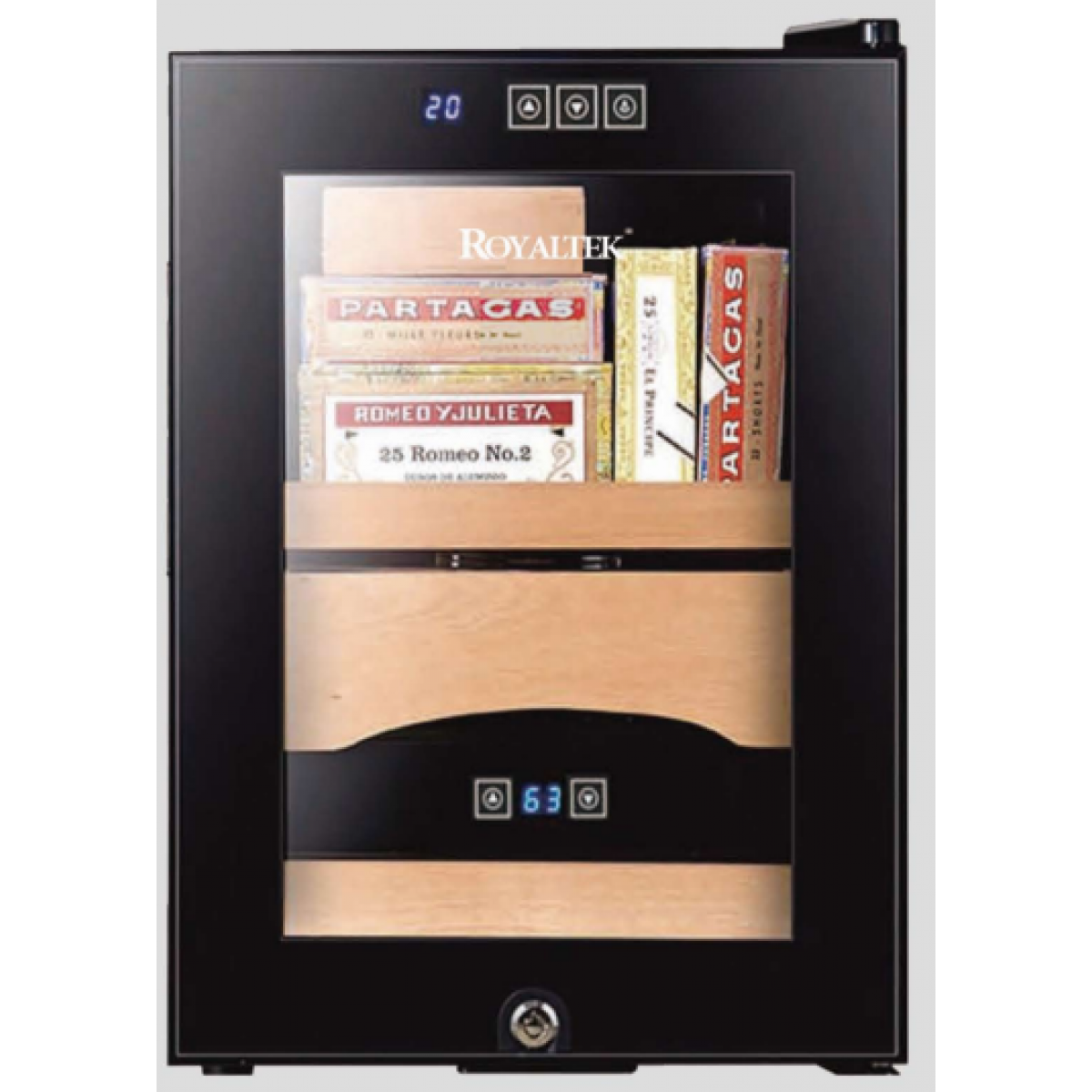 ROYALTEK RT33LA 恆溫恆濕雪茄櫃 (約100支/電子制冷)